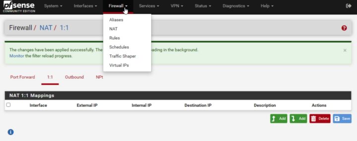 pfsense-nat-menu